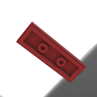 LEGO Jumper Plate 1X3 with 2 Knobs - Thumbnail 3