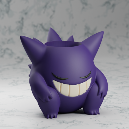 Gengar Pokemon Planter Vase Pencil Holder 3D Print 465029