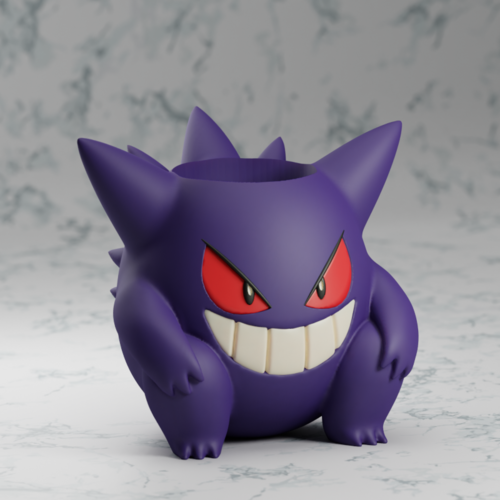 Gengar Pokemon Planter Vase Pencil Holder 3D Print 465030