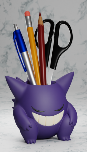 Gengar Pokemon Planter Vase Pencil Holder 3D Print 465031