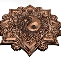 ​Yin Yang mandala CNC  - Thumbnail 2
