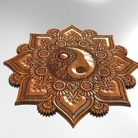 ​Yin Yang mandala CNC  - Thumbnail 6