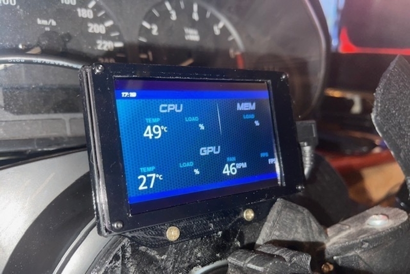 Ax206 lcd case - Pinshape