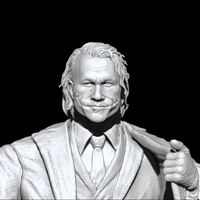 JOKER HEATH LEDGER 3D PRINT MODEL - Thumbnail 2