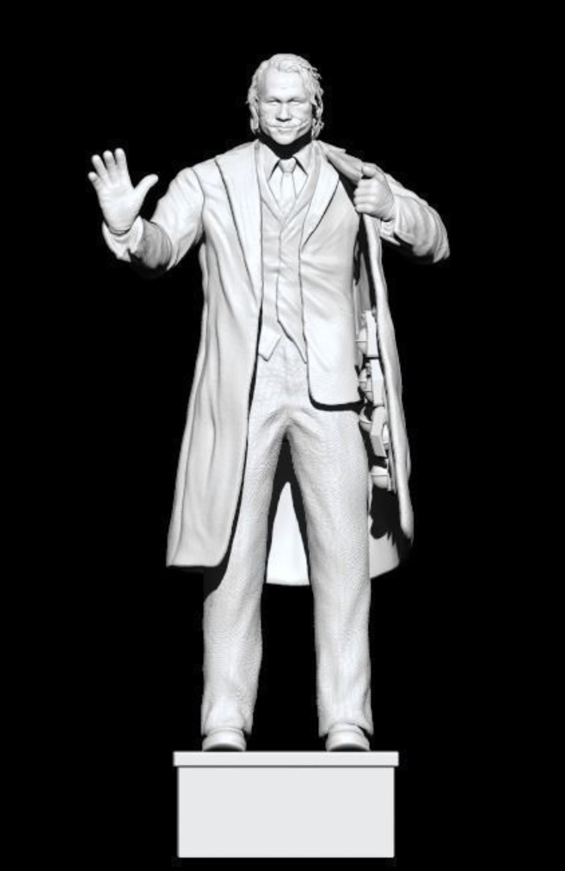 JOKER HEATH LEDGER 3D PRINT MODEL