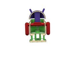 Small ANANDROID WITH A MECHANICAL MECHANISM  3D Printing 465407