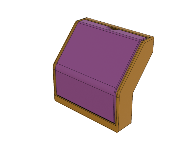 BOX WITH MAGNET, FOR SCREWDRIVER 3D Print 465542