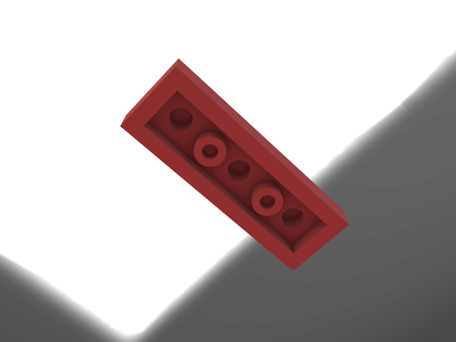 LEGO Plate - 1X3 3D Print 465694