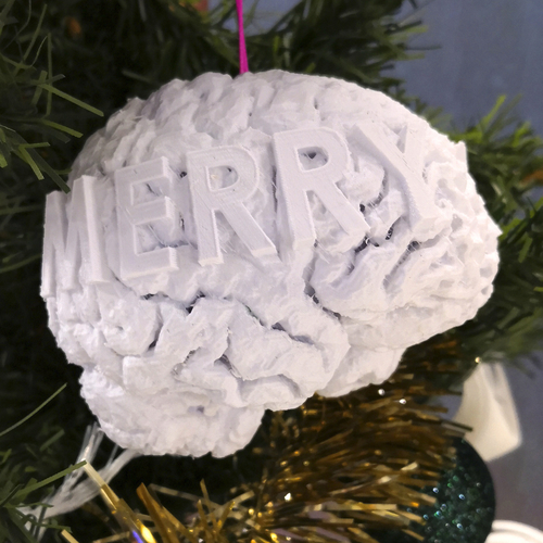 Xmas Brain Decoration 3D Print 465744