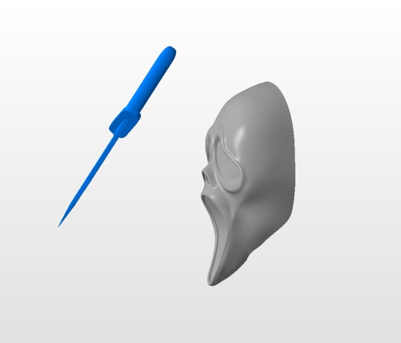 Ghost Face mask from Scream movie 3D Print 465771