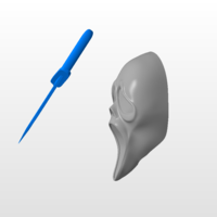 Ghost Face mask from Scream movie - Thumbnail 2