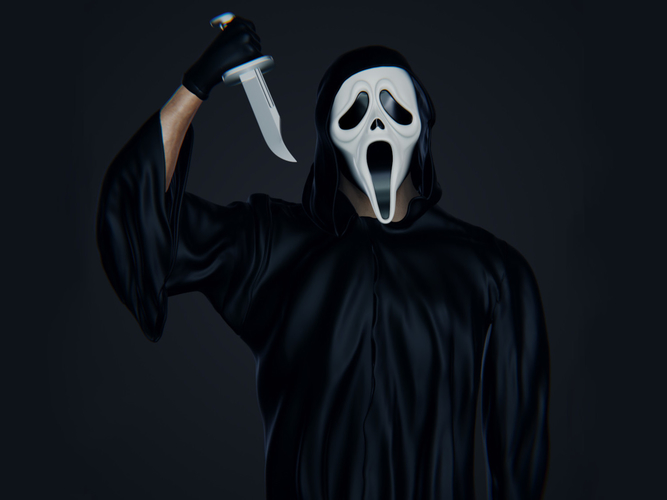 Ghost Face mask from Scream movie