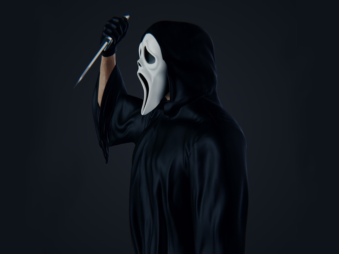 Ghost Face mask from Scream movie 3D Print 465776