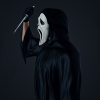 Ghost Face mask from Scream movie - Thumbnail 7