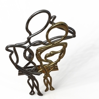 staring lovers (pair able pendant) - Thumbnail 5