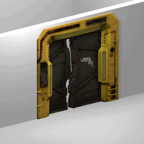 set-of-sci-fi-doors 3D Print 465889