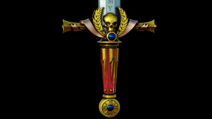 Fantasy Sword 3D Print 465984