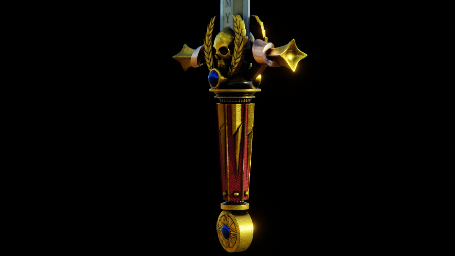 Fantasy Sword 3D Print 465985