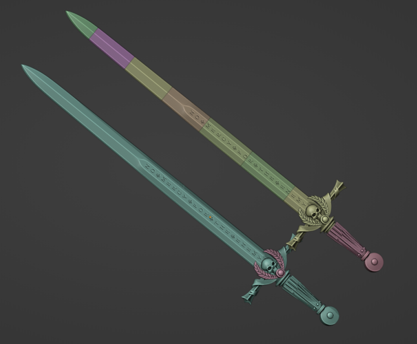 Fantasy Sword 3D Print 465986