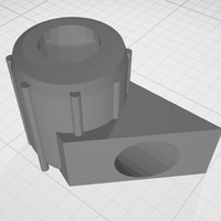 DIY sim steering wheel - GX12/GX16 connector output holder - Thumbnail 1