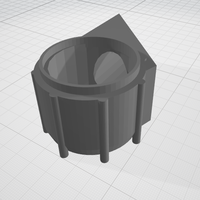 DIY sim steering wheel - GX12/GX16 connector output holder - Thumbnail 2