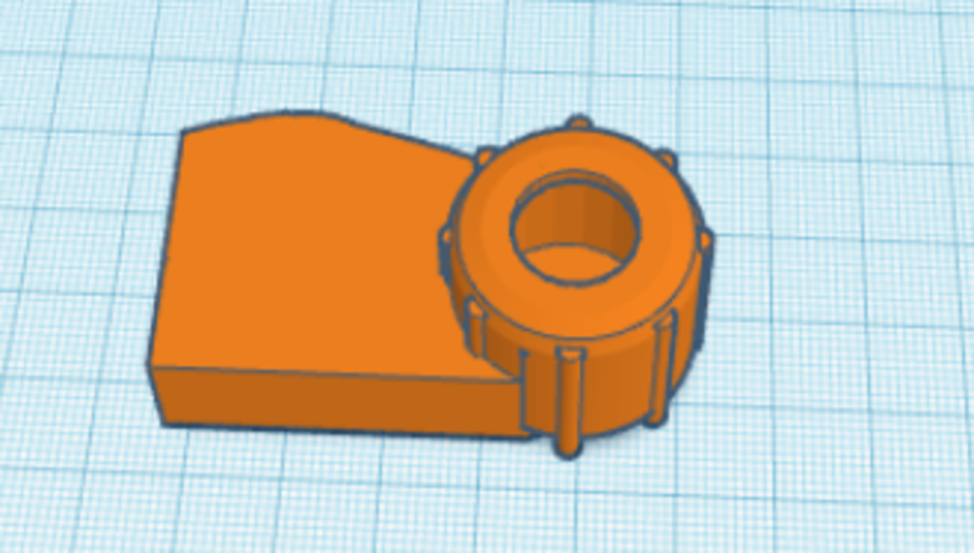 DIY sim steering wheel - GX12/GX16 connector output holder 3D Print 466003