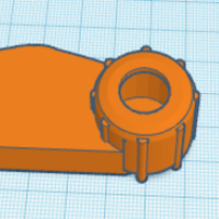 DIY sim steering wheel - GX12/GX16 connector output holder - Thumbnail 3