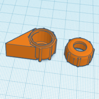 DIY sim steering wheel - GX12/GX16 connector output holder - Thumbnail 4