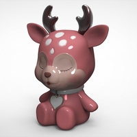 DEER CHRISTMAS 6 3D print model - Thumbnail 2
