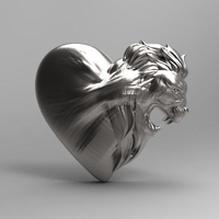 Lion heart pendant - Thumbnail 7
