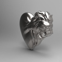 Lion heart pendant - Thumbnail 8