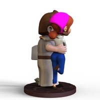 Carl and Ellie young 2 - Topcake for wedding - Thumbnail 10