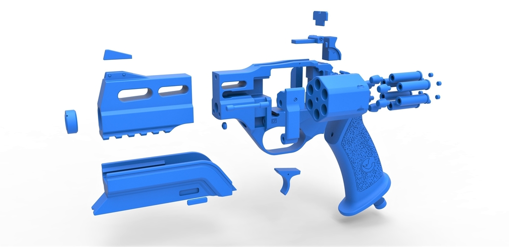 Revolver from the movie Total Recall 2012 3D Print 466155