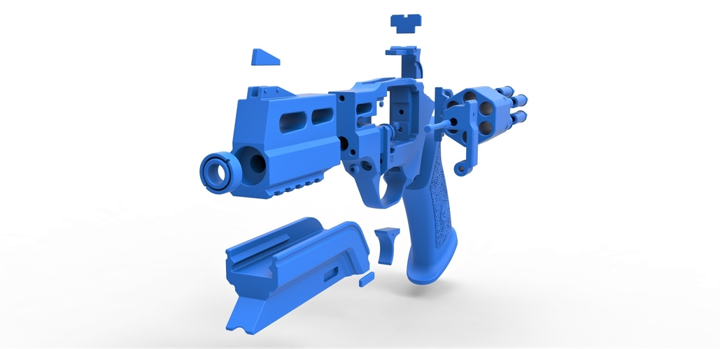 Revolver from the movie Total Recall 2012 3D Print 466158