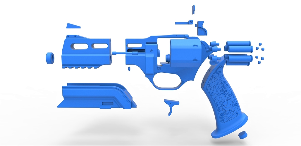 Revolver from the movie Total Recall 2012 3D Print 466159