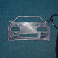 Small TOYOTA SUPRA KEYCHAIN 3D Printing 466177