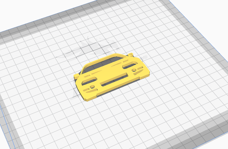 TOYOTA SUPRA KEYCHAIN 3D Print 466178