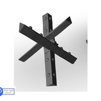 Set of barricades : hedgehod wooden sandbags - Thumbnail 2