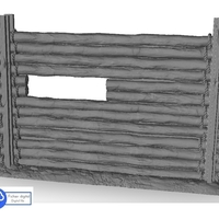 Set of barricades : hedgehod wooden sandbags - Thumbnail 5