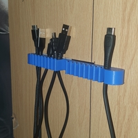 Small USB Cable organiser (Improved) 3D Printing 466293