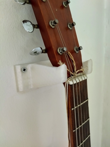 Guitar wall hanger - long 3D Print 466305