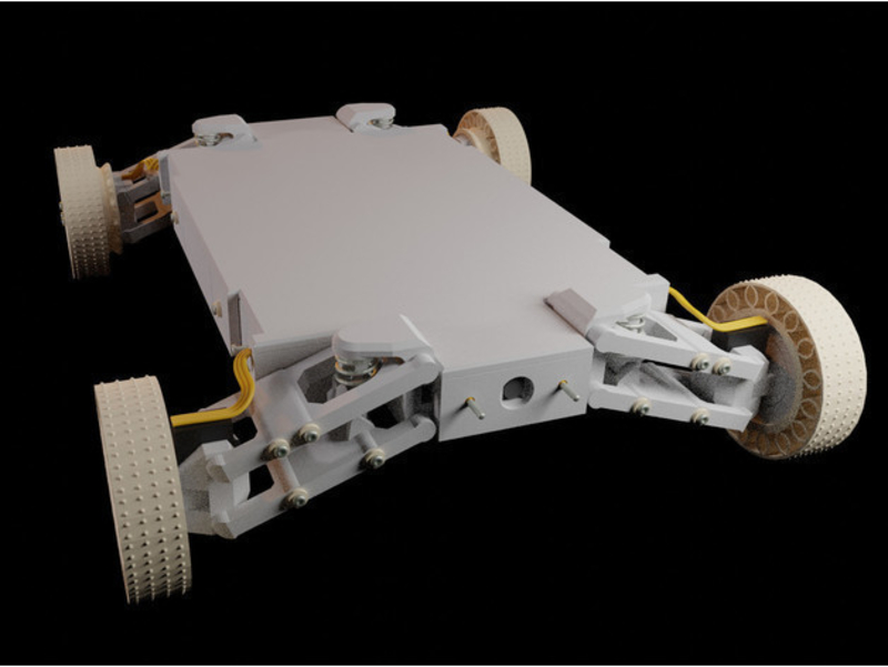 3D printed vehicle controllable over the internet