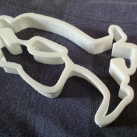 Small Brighton Lindy Hoppers Cookie Cutter 3D Printing 4664