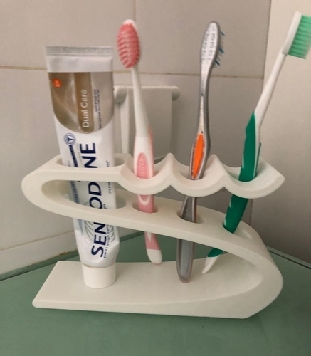 Toothbrush Holder for three brushes 3D Print 466416