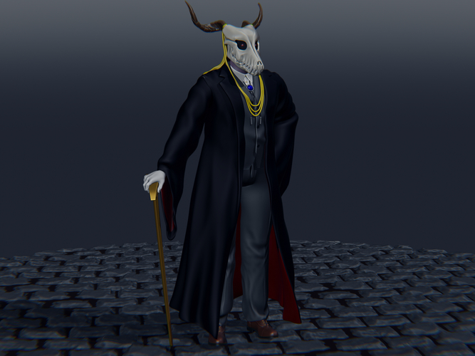 3d Printed Figure Elias Ainsworth From The Ancient Magus Bride By 3648