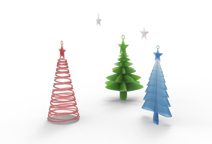 Christmas trees 3D Print 466505