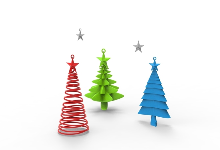 Christmas trees 3D Print 466506