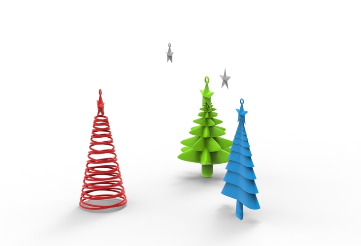 Christmas trees 3D Print 466507