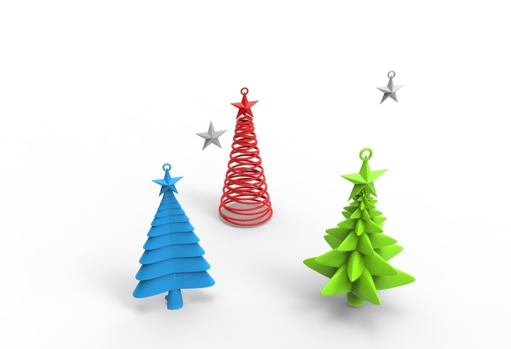 Christmas trees 3D Print 466509