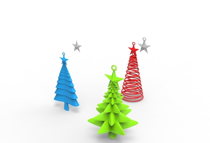 Christmas trees 3D Print 466510